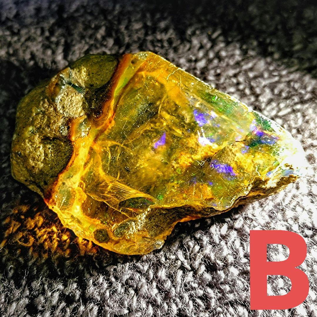 ★トップグレードプレシャスオパール 結晶 20.0gB(SA+)