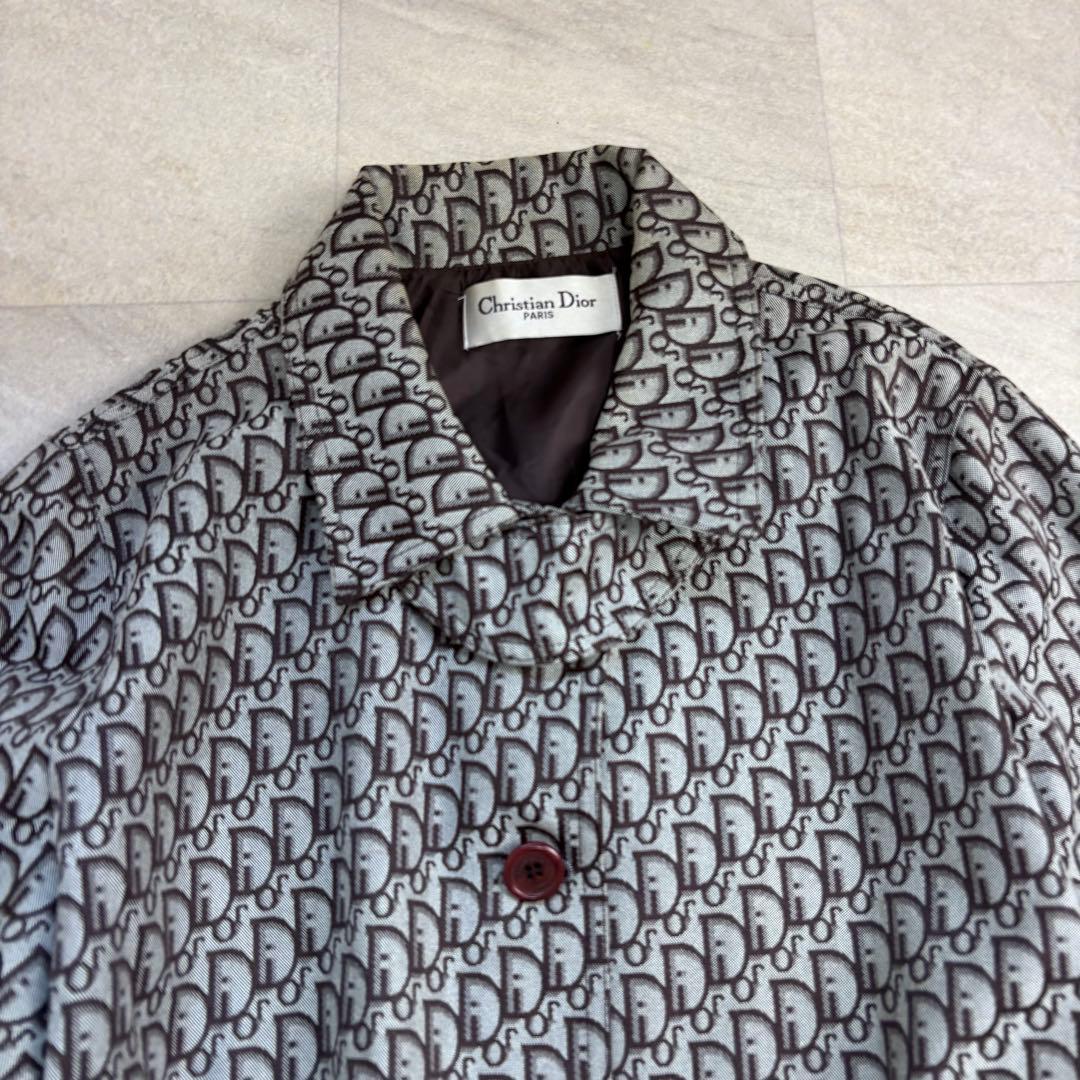 Christian Dior ディオール トロッター柄 コート オブリーク