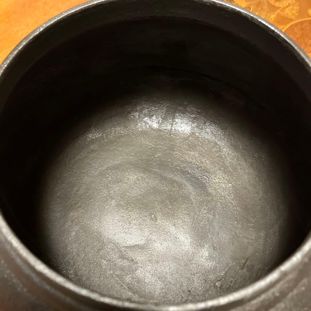 【大型】鉄瓶　南部鉄器　鶴と松　美術品　4ℓ アンティーク　美術品