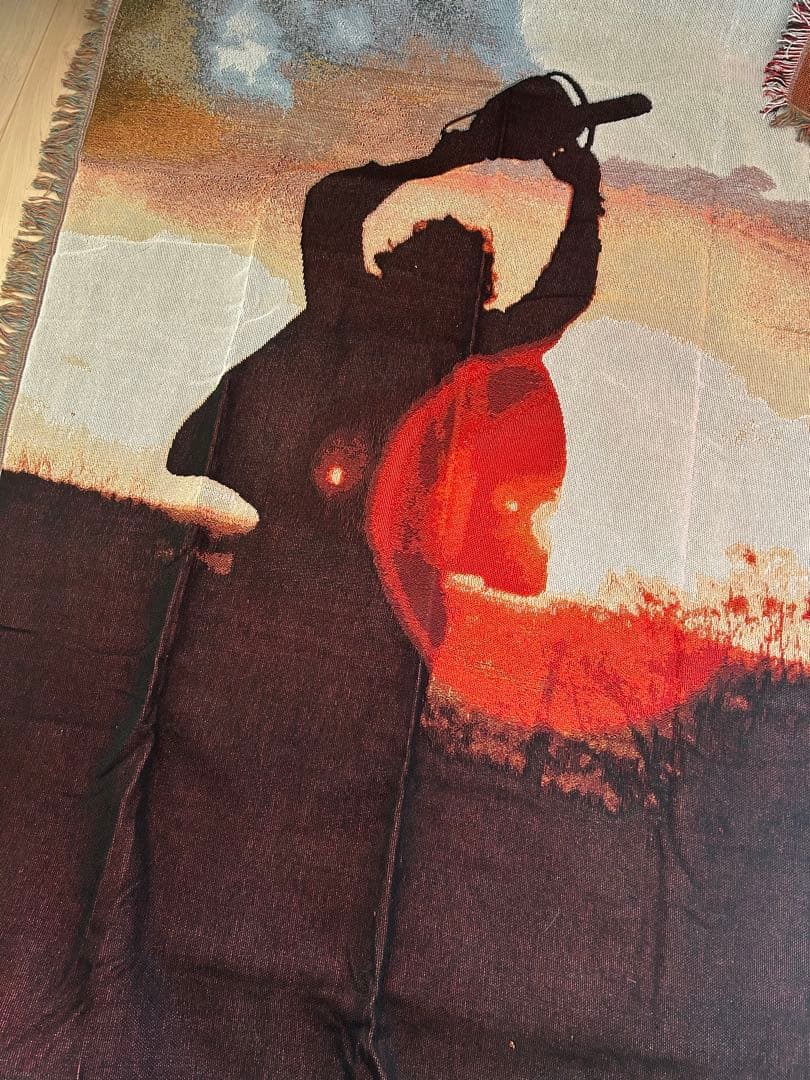 映画　悪魔のいけにえ　ブランケット rucking fotten 日本未発売