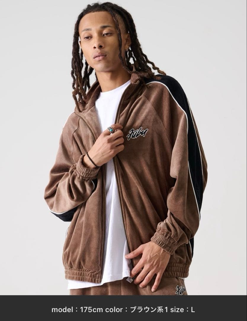 fubu ベロアジャケット