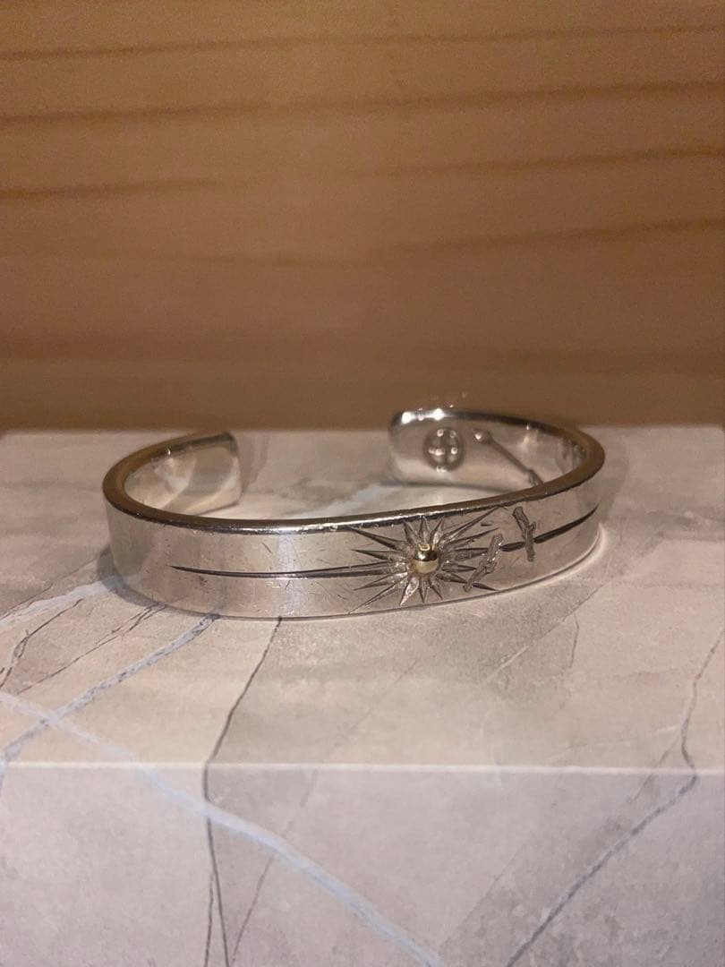 silver925✳︎ネイティブアメリカン　バングル　太陽　イーグル