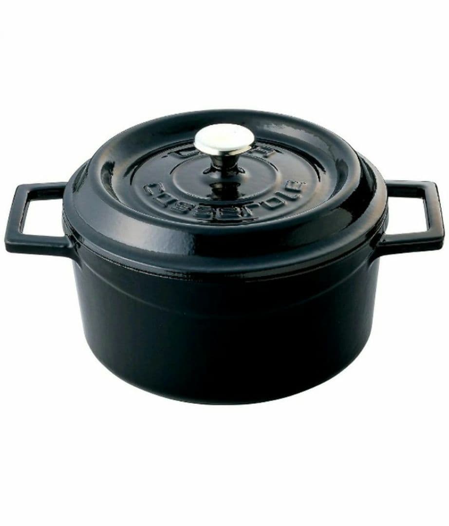 ・LAVA ラウンドキャセロール・20cm　　ストゥブ　ル・クルーゼ鋳物ホーロー