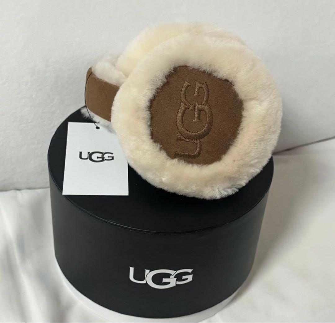 新品✨ugg イヤーマフ　チェスナット　箱付き　耳当て