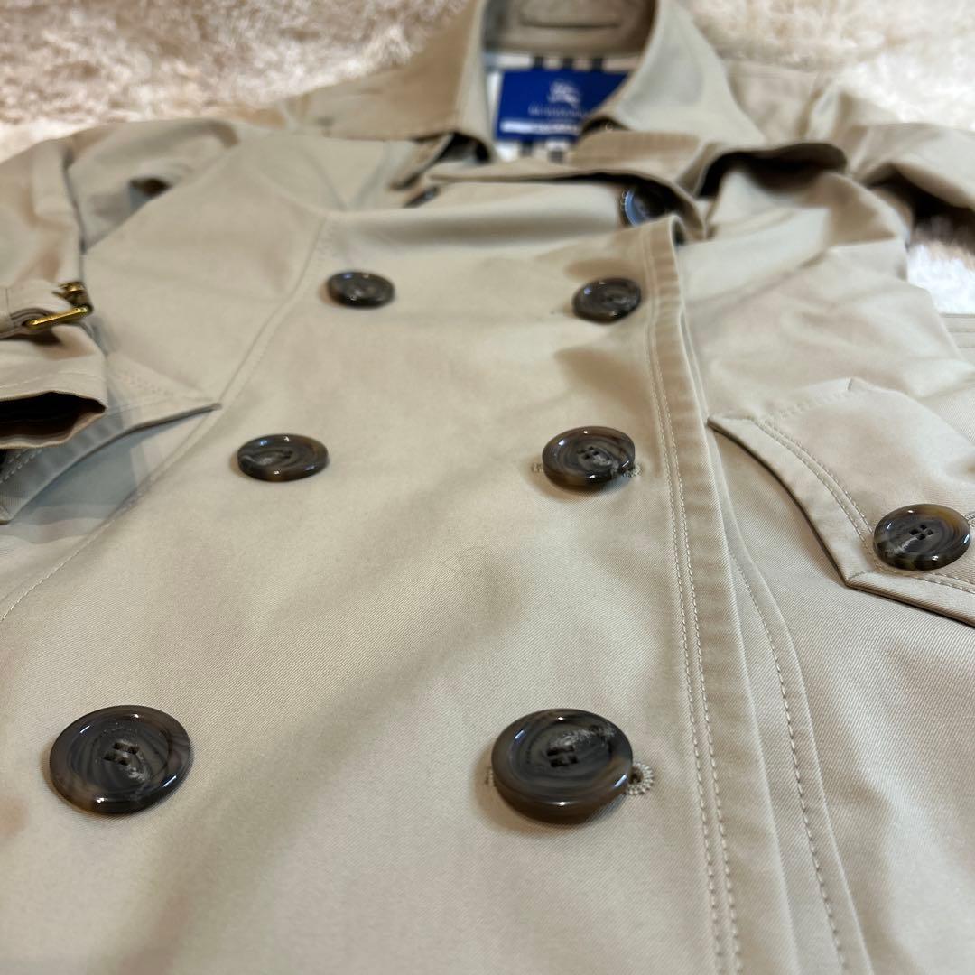Burberry ブルーレーベルトレンチ チェック裏地