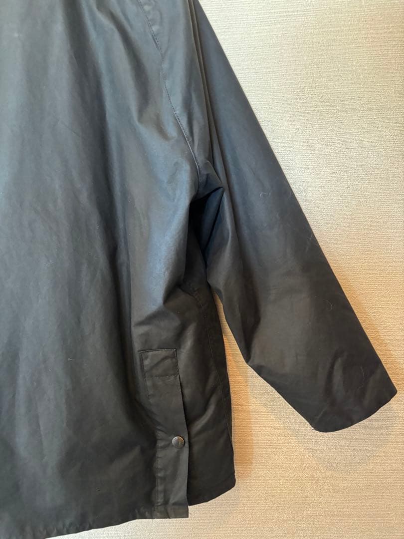 Barbour ブラック イギリス製 オイルドジャケット 42 XL