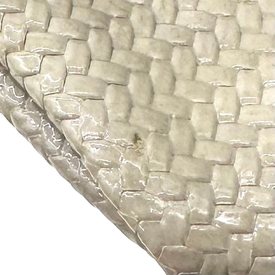 極美品✨JACK GOMME ジャックゴム 編み込みトートバッグ ロゴチャーム