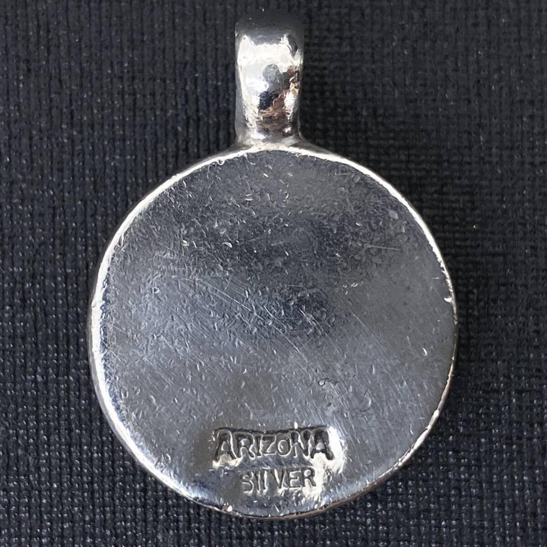 ARIZONA FREEDOM シルバー ターコイズ 唐草 メタル ペンダント