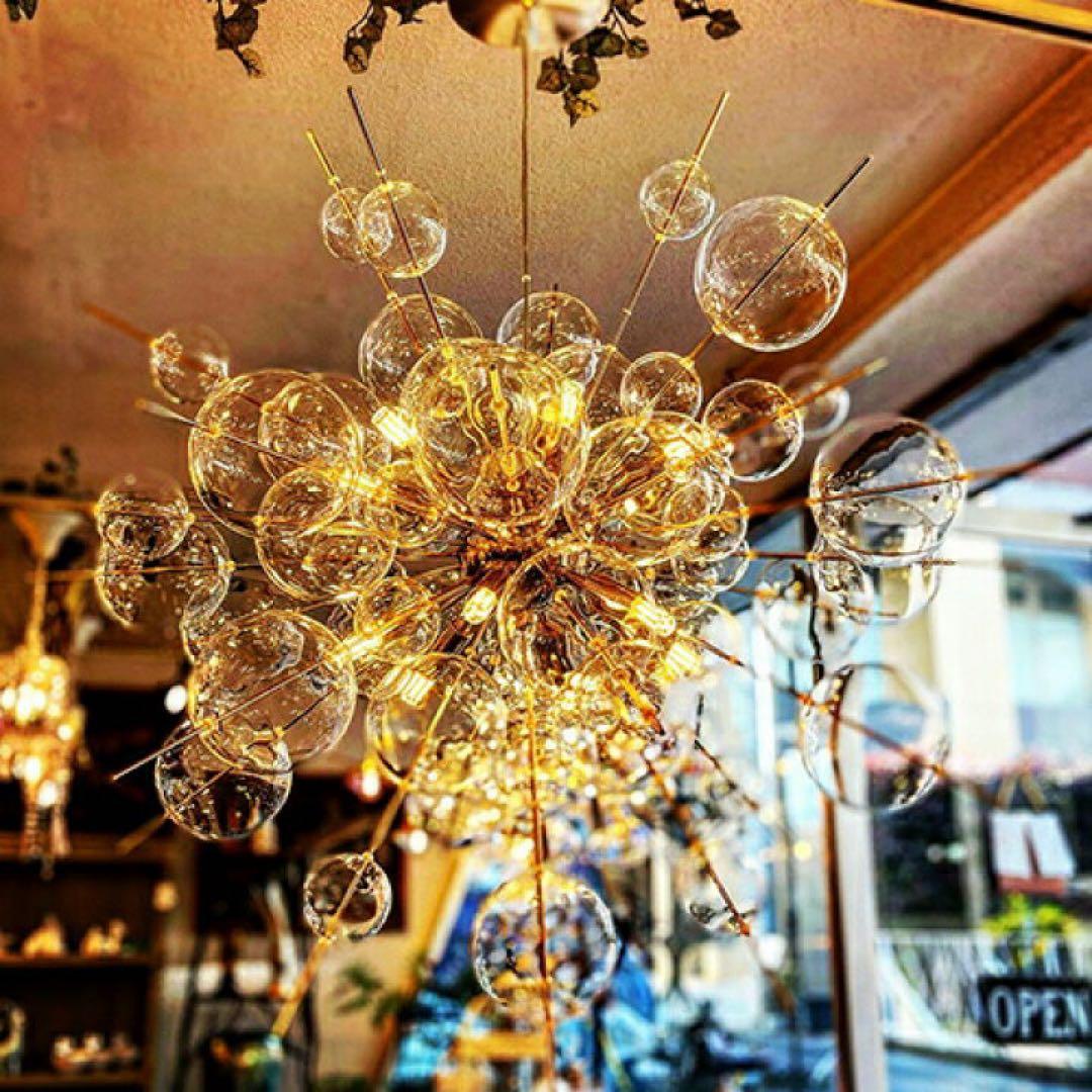 バブルシャンデリア