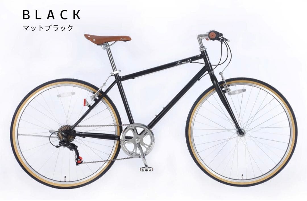 ブラック クロスバイク Vブレーキ シマノ