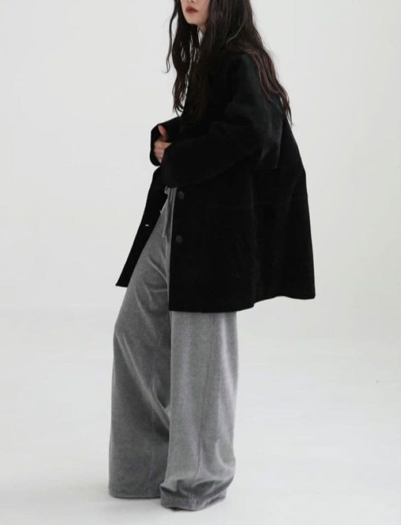 ジャケット・アウター aere eco suede half coat