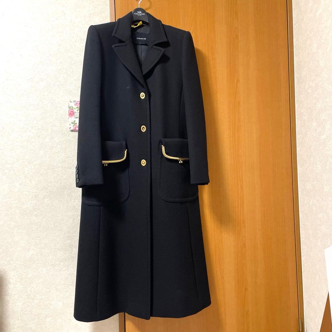 美品COACHロングコート
