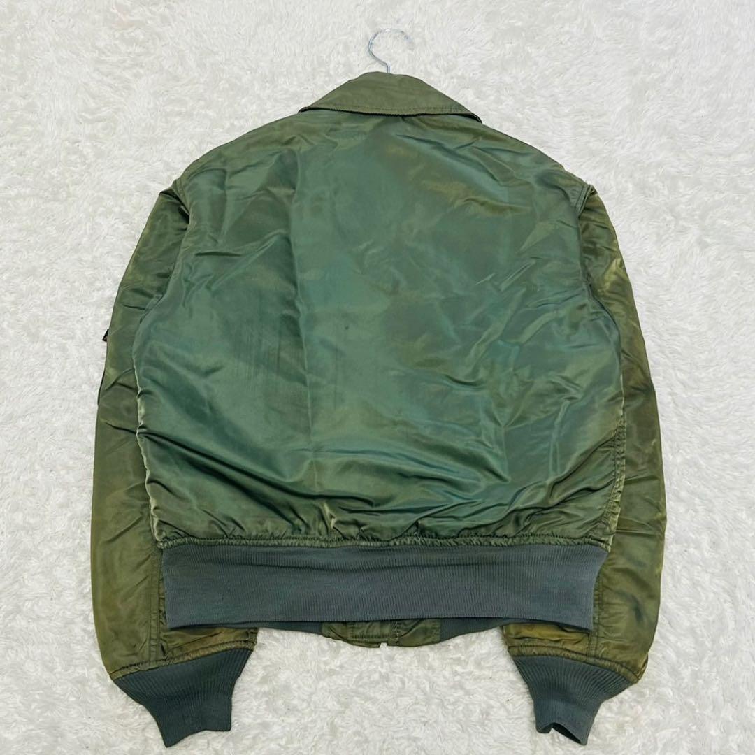 希少 90s ALPHA CWU-45 USA製 フライトジャケット ベルクロ