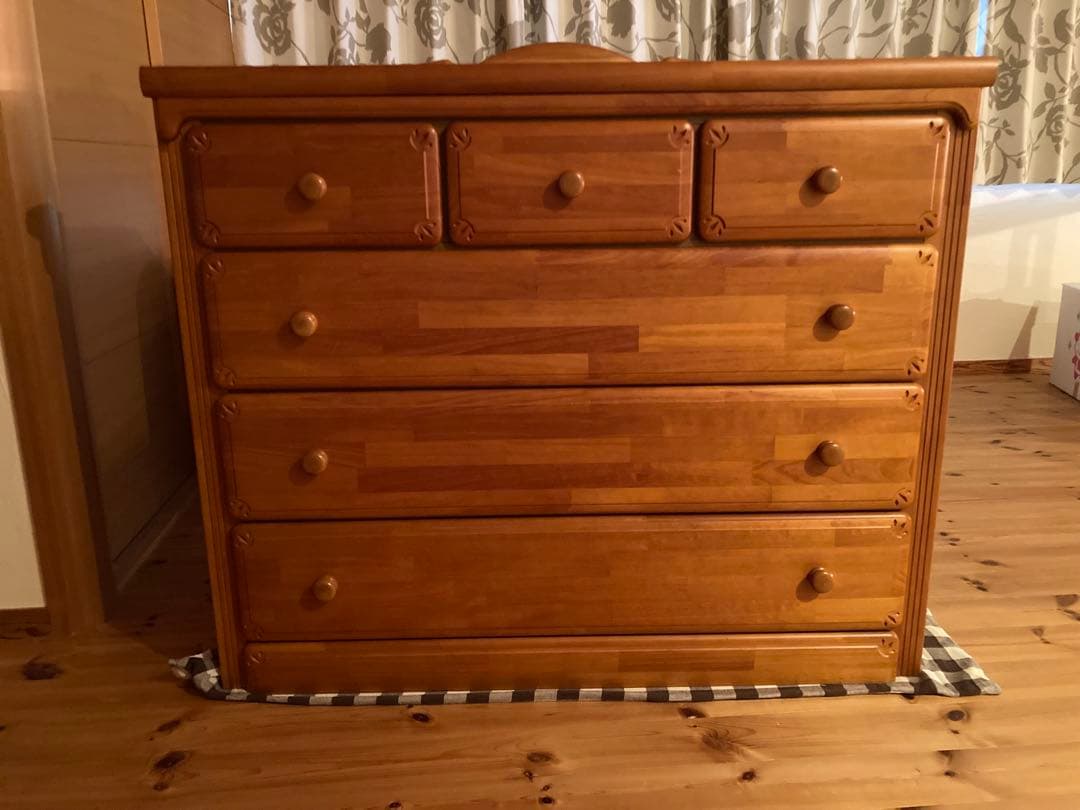 収納チェスト 6引き出し 木製