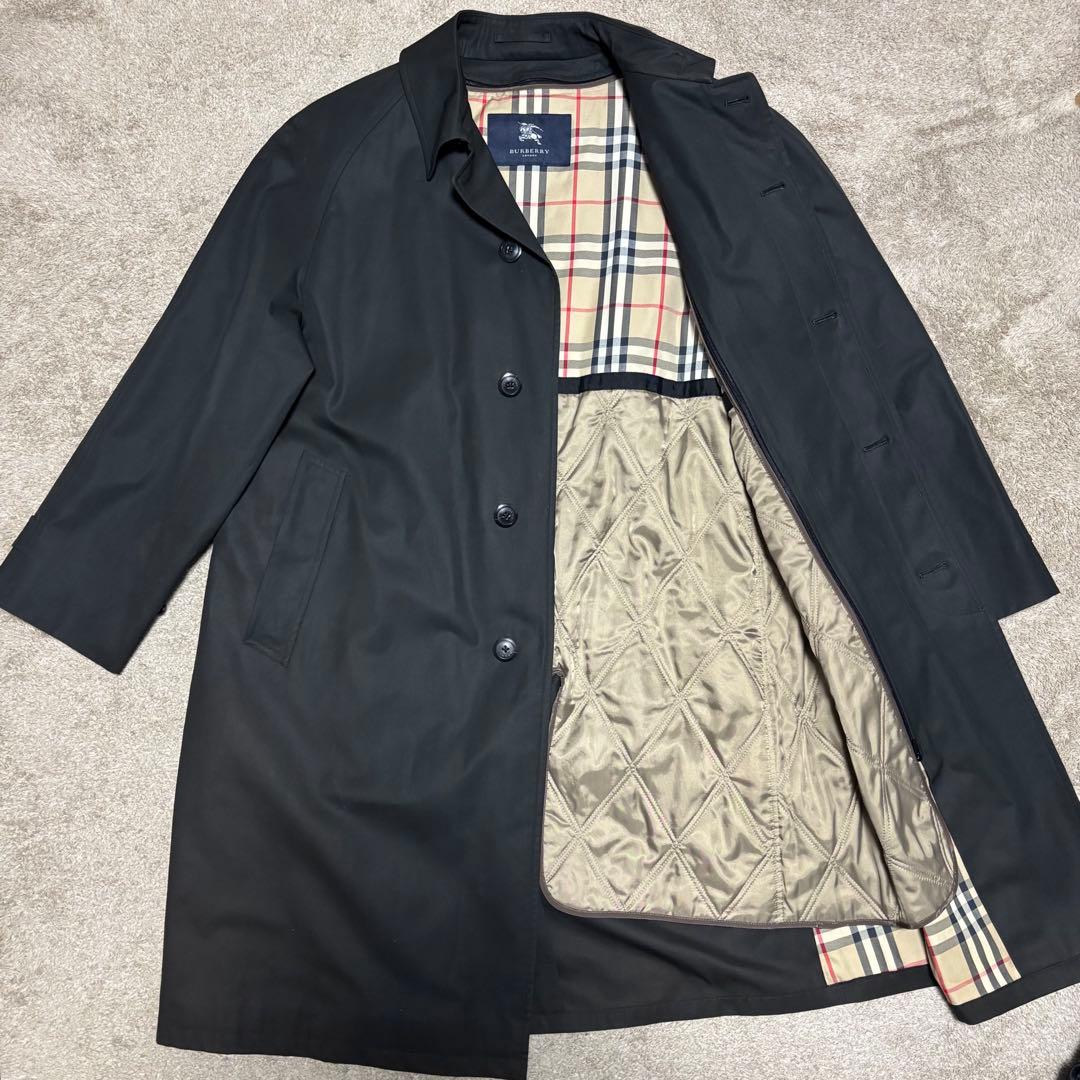 BURBERRY LONDON ステンカラーコート　ブラック