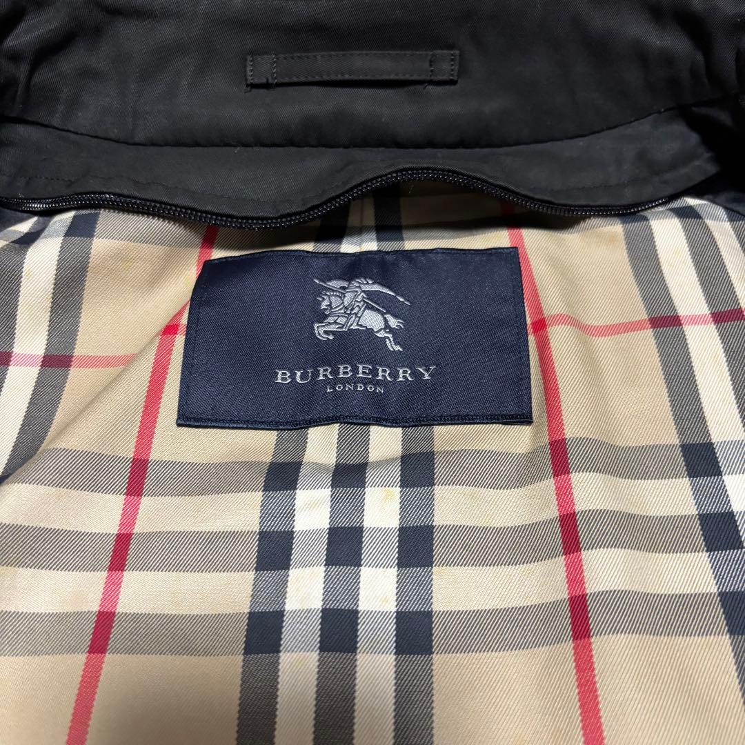 BURBERRY LONDON ステンカラーコート　ブラック