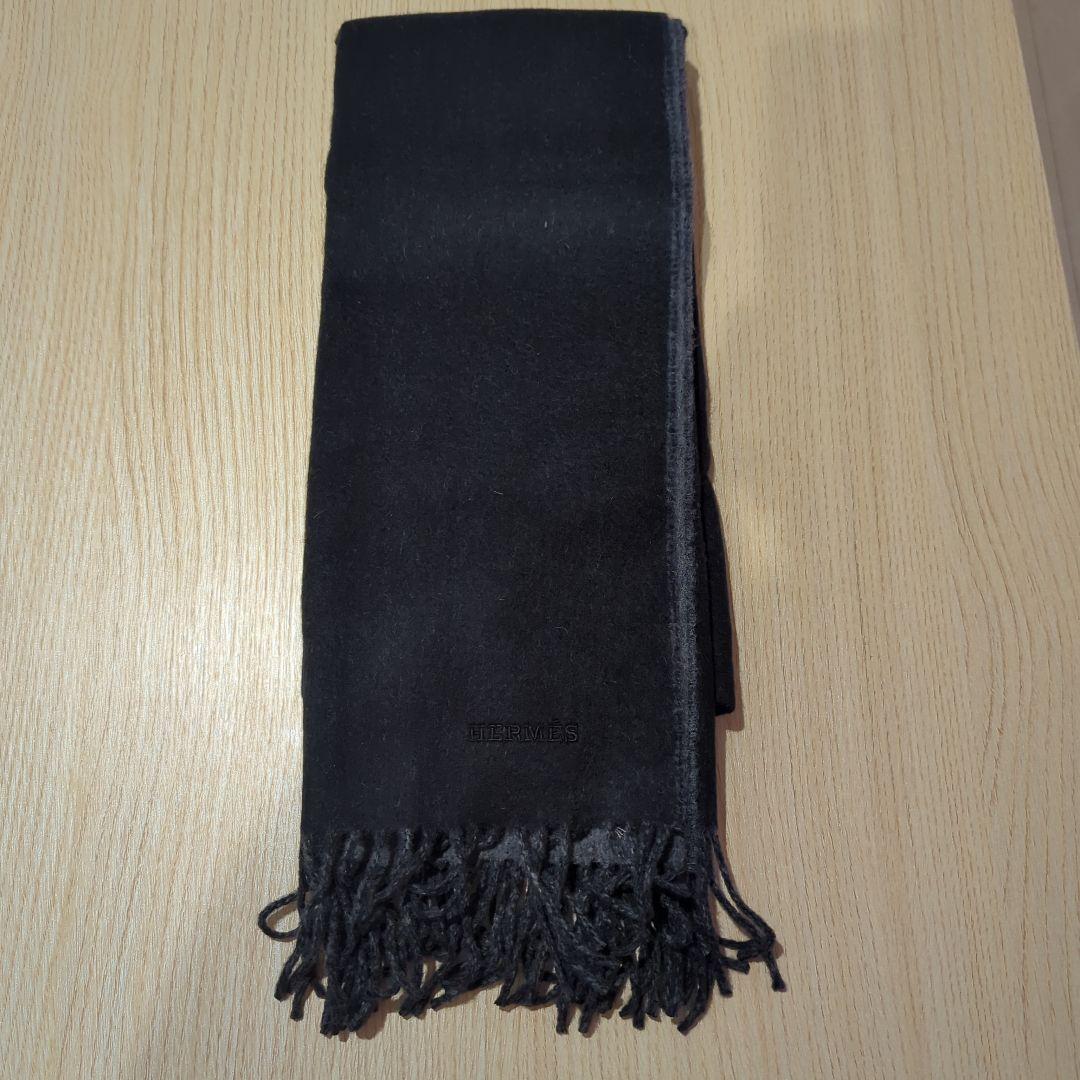 HERMES 　カシミヤ100%　マフラー　レクトヴェルソ