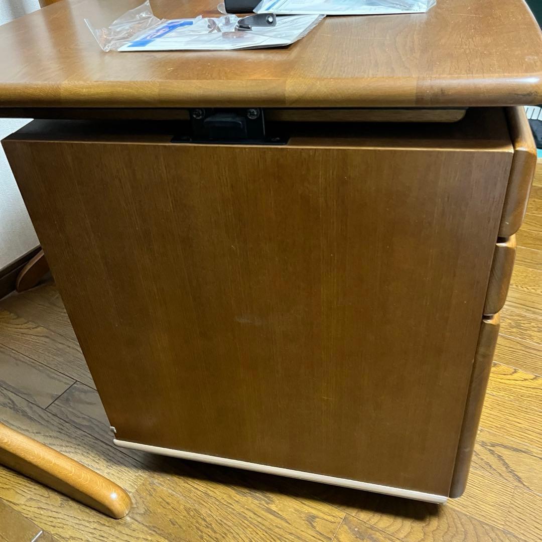 【浜本工芸】学習机　Bキャビネット(袖机) 【匿名配送】