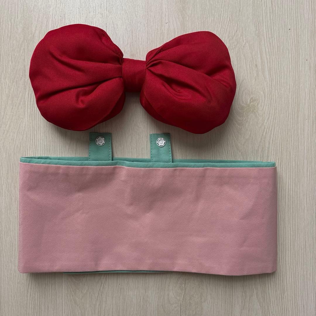 キャサリンコテージ 簡単袴セット 卒業式 160 赤 花柄