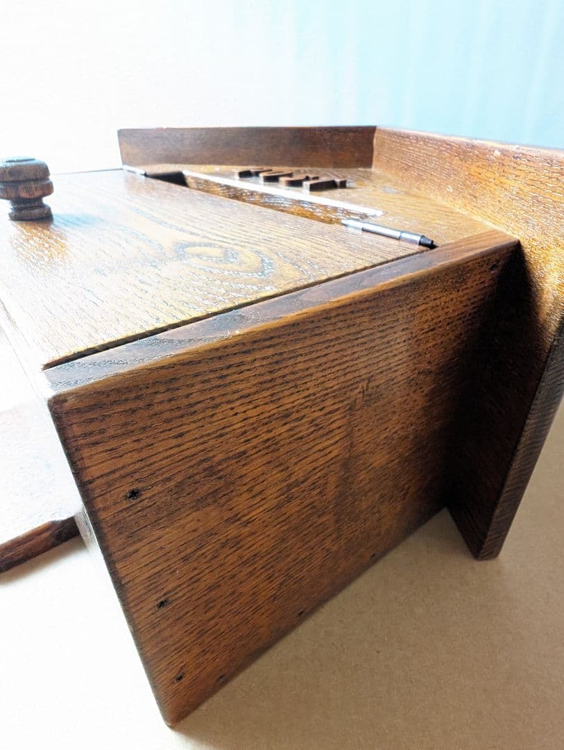 ♥木製郵便ポスト　木工　ナチュラル　昭和レトロ郵便ポスト　天然木✨✨✨