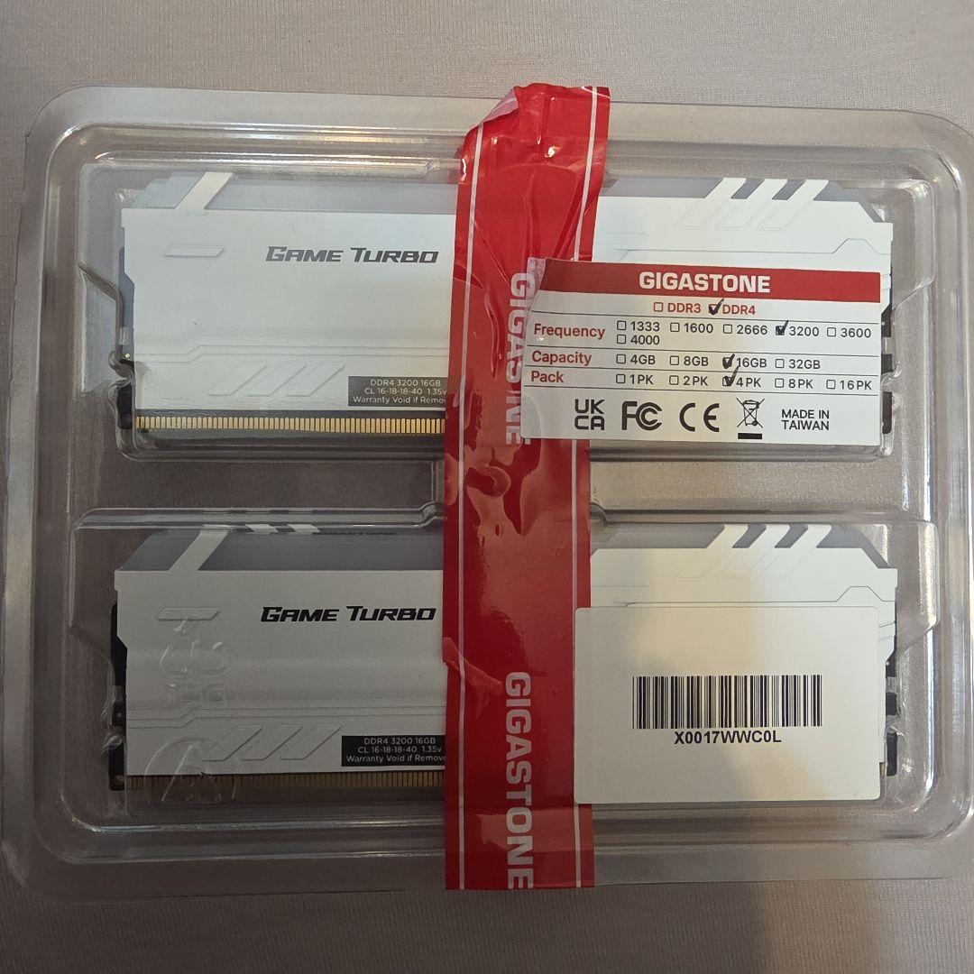GIGASTONE Game Turbo 64GB DDR4 (16GB×4)