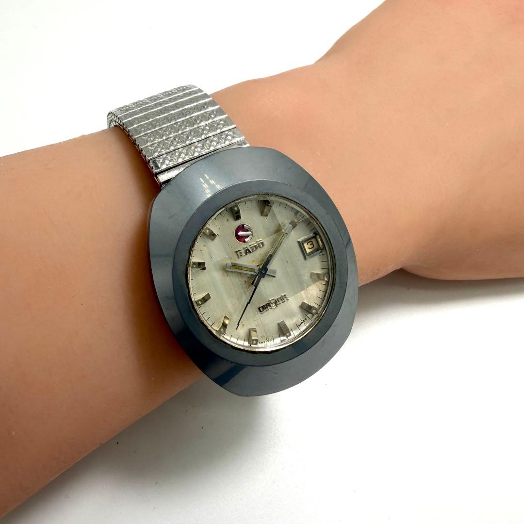 【稼働】 RADO 腕時計 ダイヤスター 自動巻き メンズ ヴィンテージ イカリ