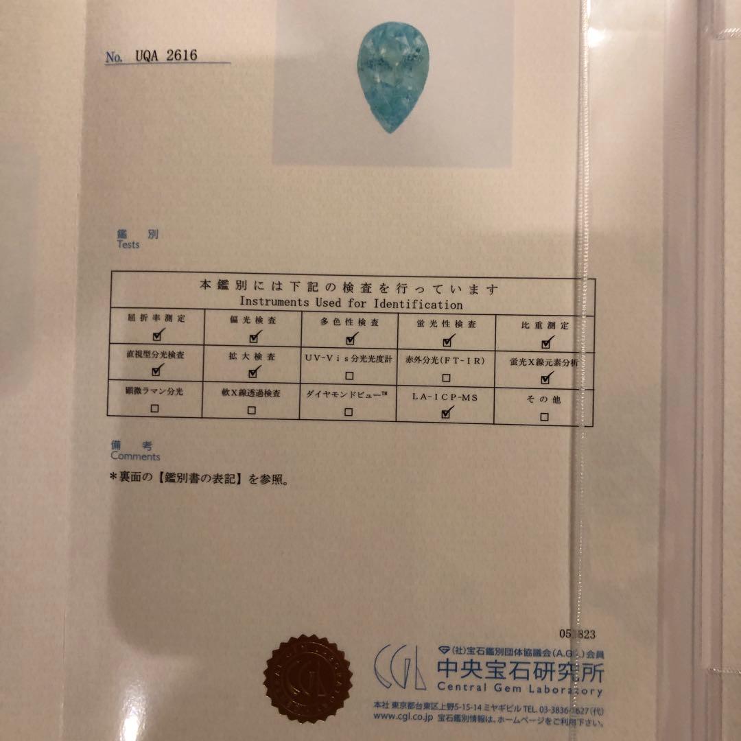 パライバトルマリンリング