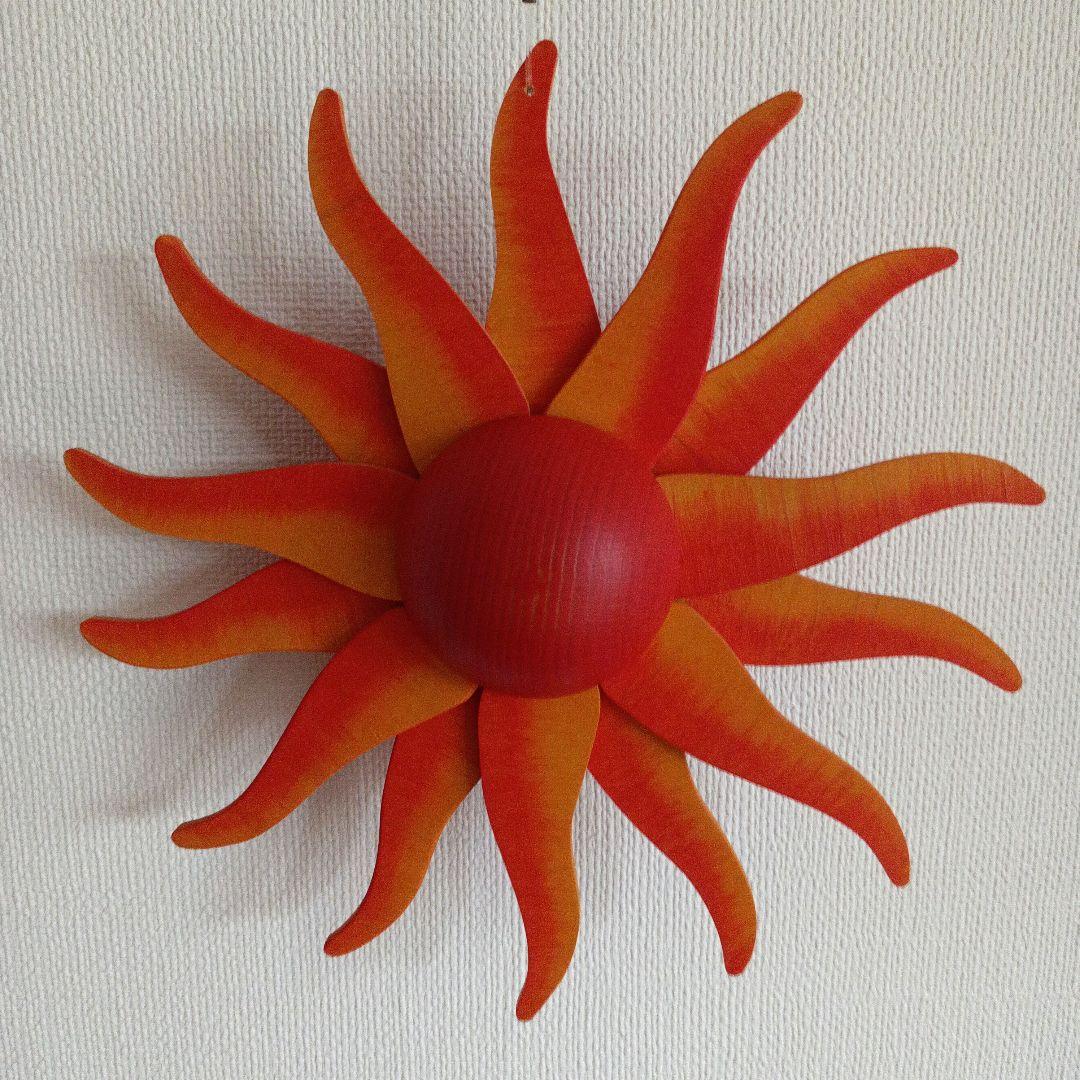 【一】モビール 木製 太陽 ドイツ製 ブライトシュベルツ社 希少品