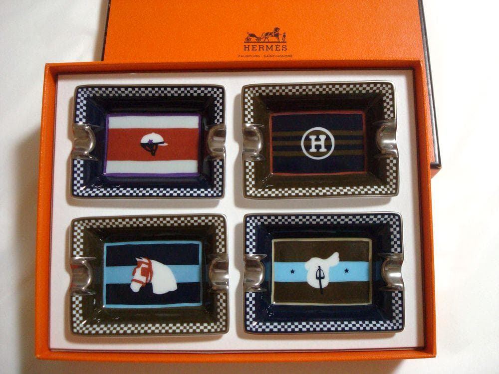 エルメス　HERMES　ミニ灰皿 4個セット
