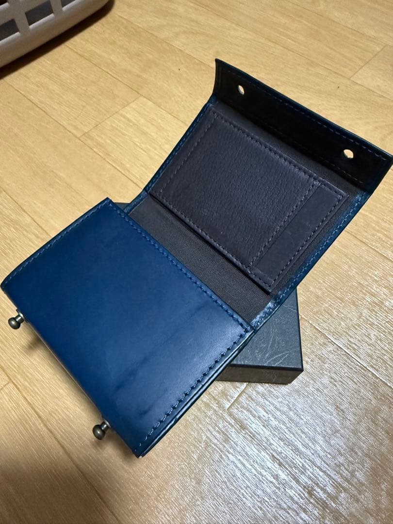 Ｍ+エムピウレザー 二つ折り財布 箱付き