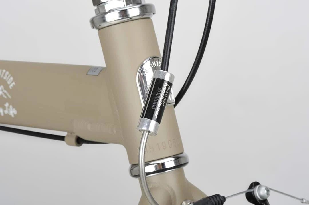 寒い久喜　16インチ 折り畳み自転車 アルミ AL-FDB161 カーキ