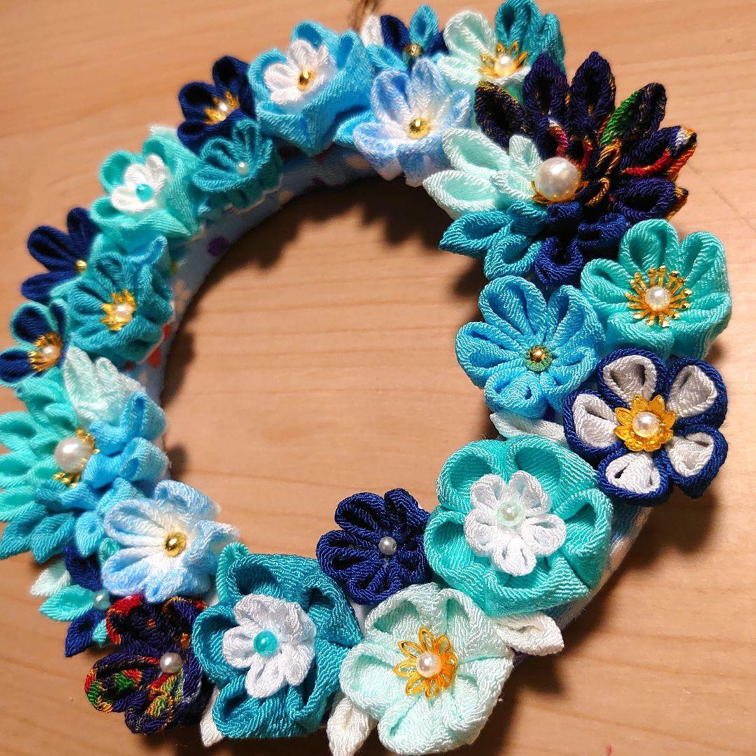 専用☆つまみ細工フラワーリース