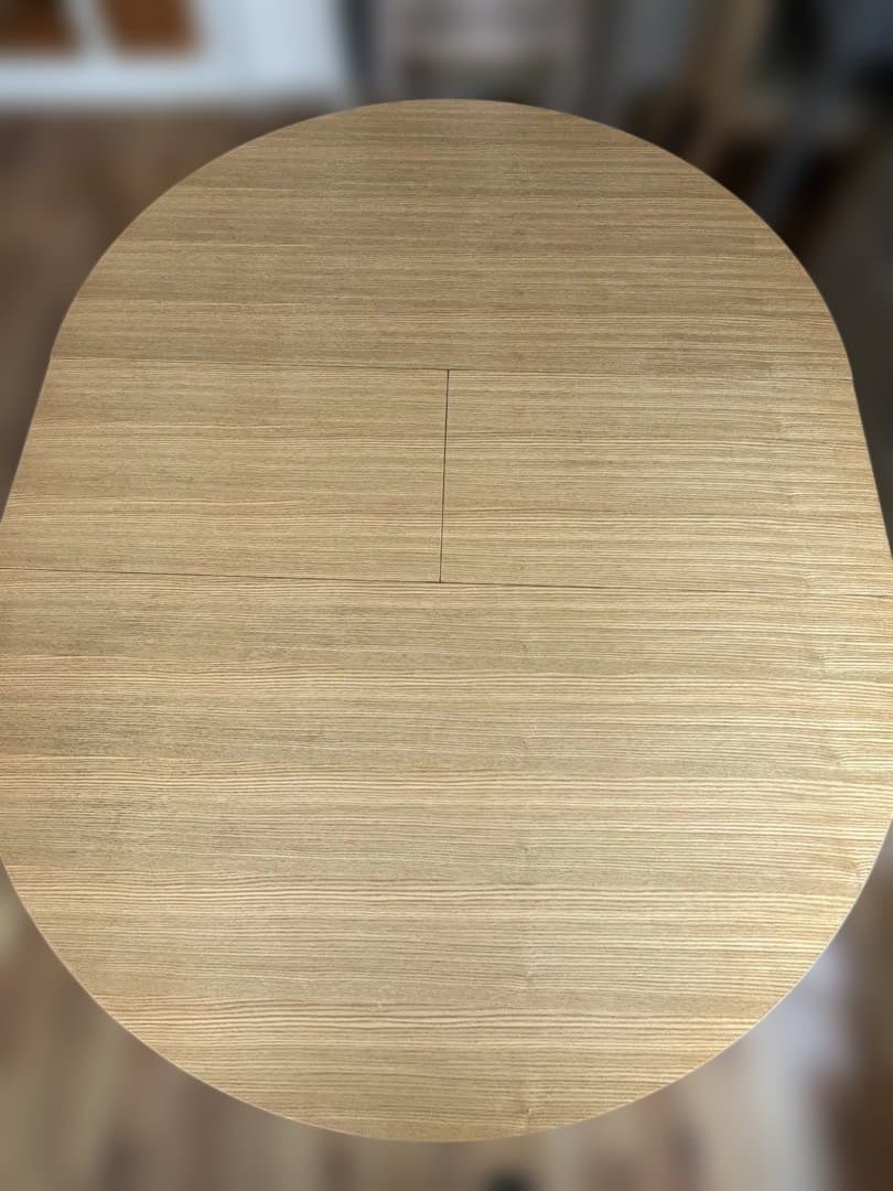 francfranc ワルツ 天然木ラウンドテーブル拡張可能