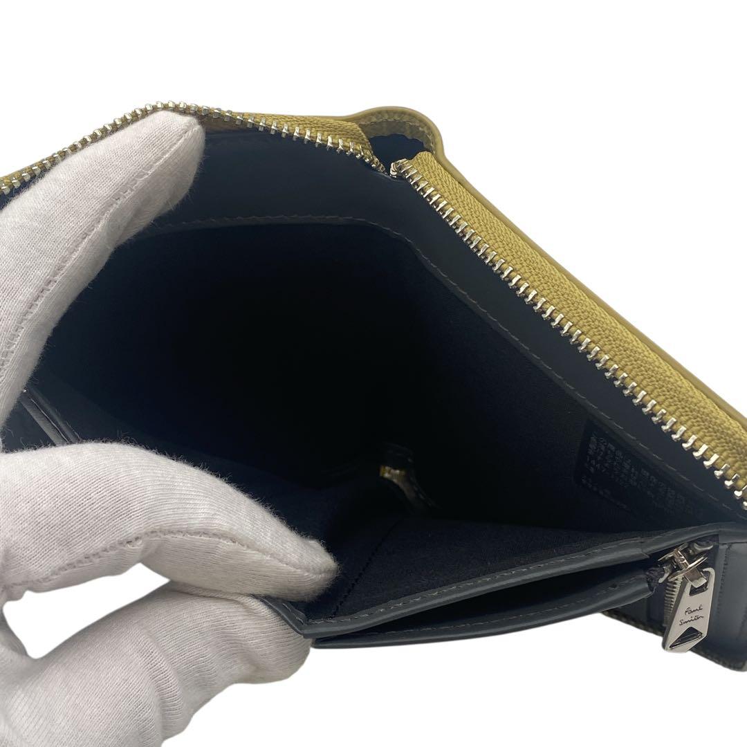 【新品未使用】 ポールスミス Paul Smith 二つ折り ラウンドファスナー