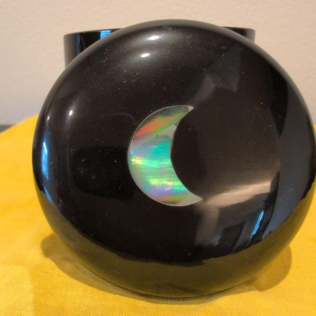 螺鈿 蒔絵 金輪寺久 茶入 共箱