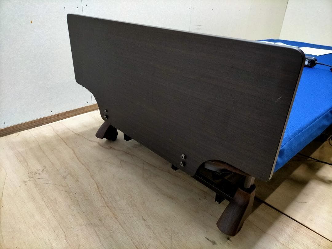 収納式電動ベッド・2モーター★YMD-B02★ブルー 75001-1-015