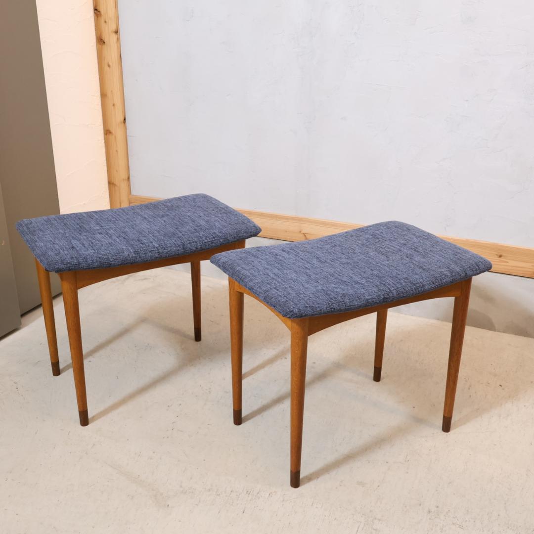 デンマーク チーク材 スツール ヴィンテージ 腰掛椅子 シンプル コンパクト