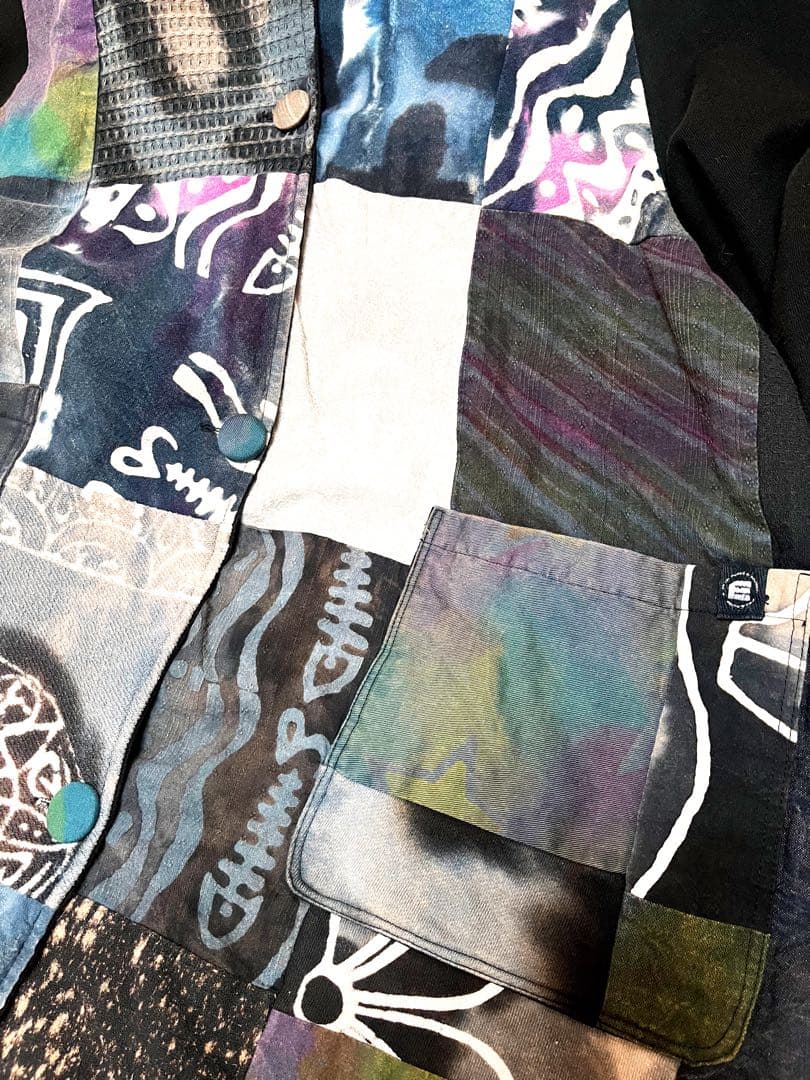 EL RODEO 異素材パッチワークアウター オーバーサイズ 個性的