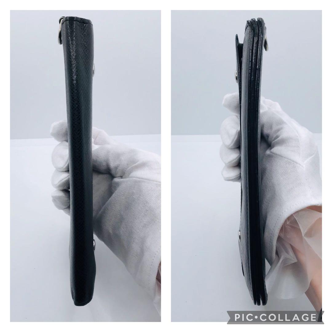 ルイヴィトン✨タイガ 黒 ポルトフォイユ アコルディオン 長財布 アルドワーズ