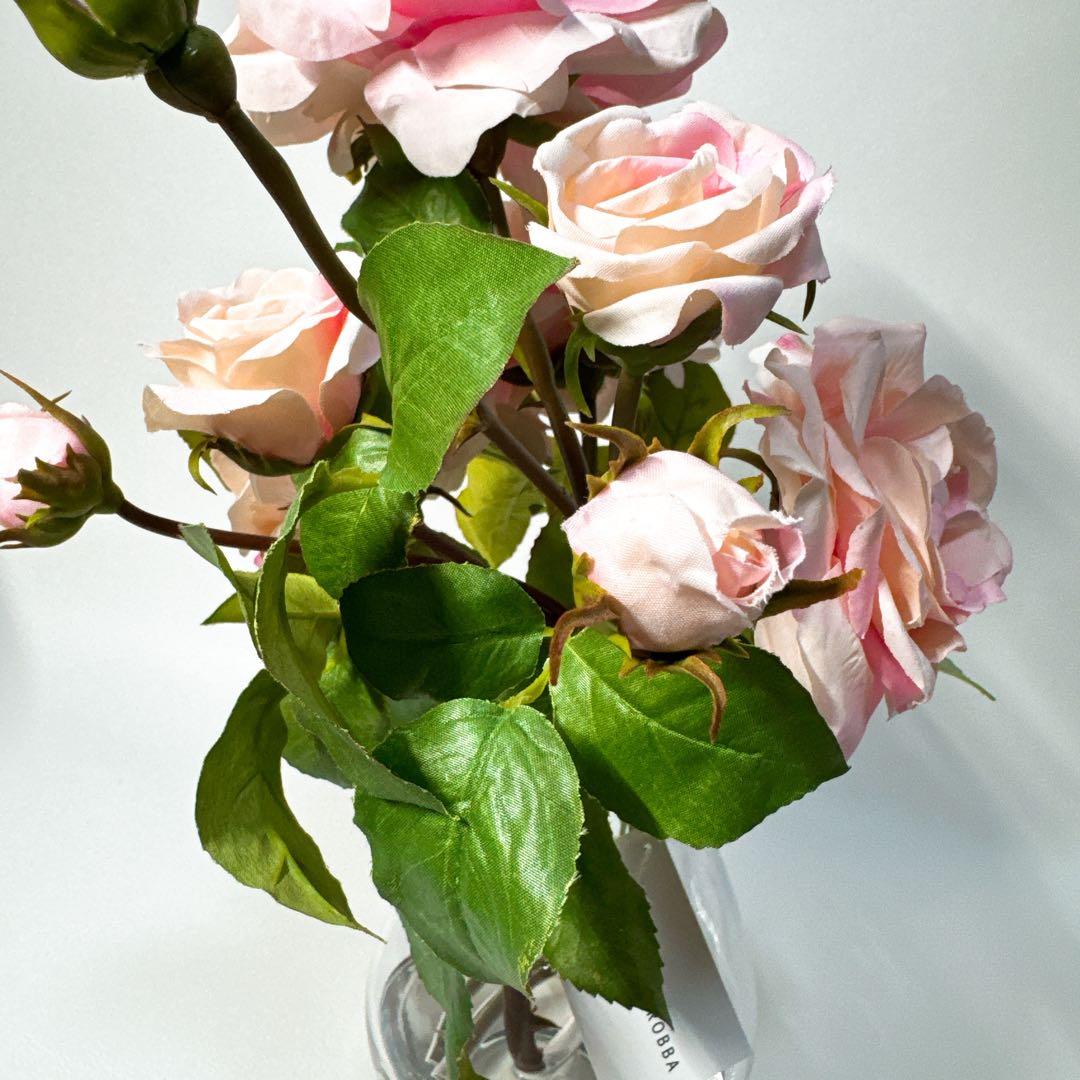 【美品 タグ付き】エミリオロバ アートフラワー プリマローズ 薔薇 36cm