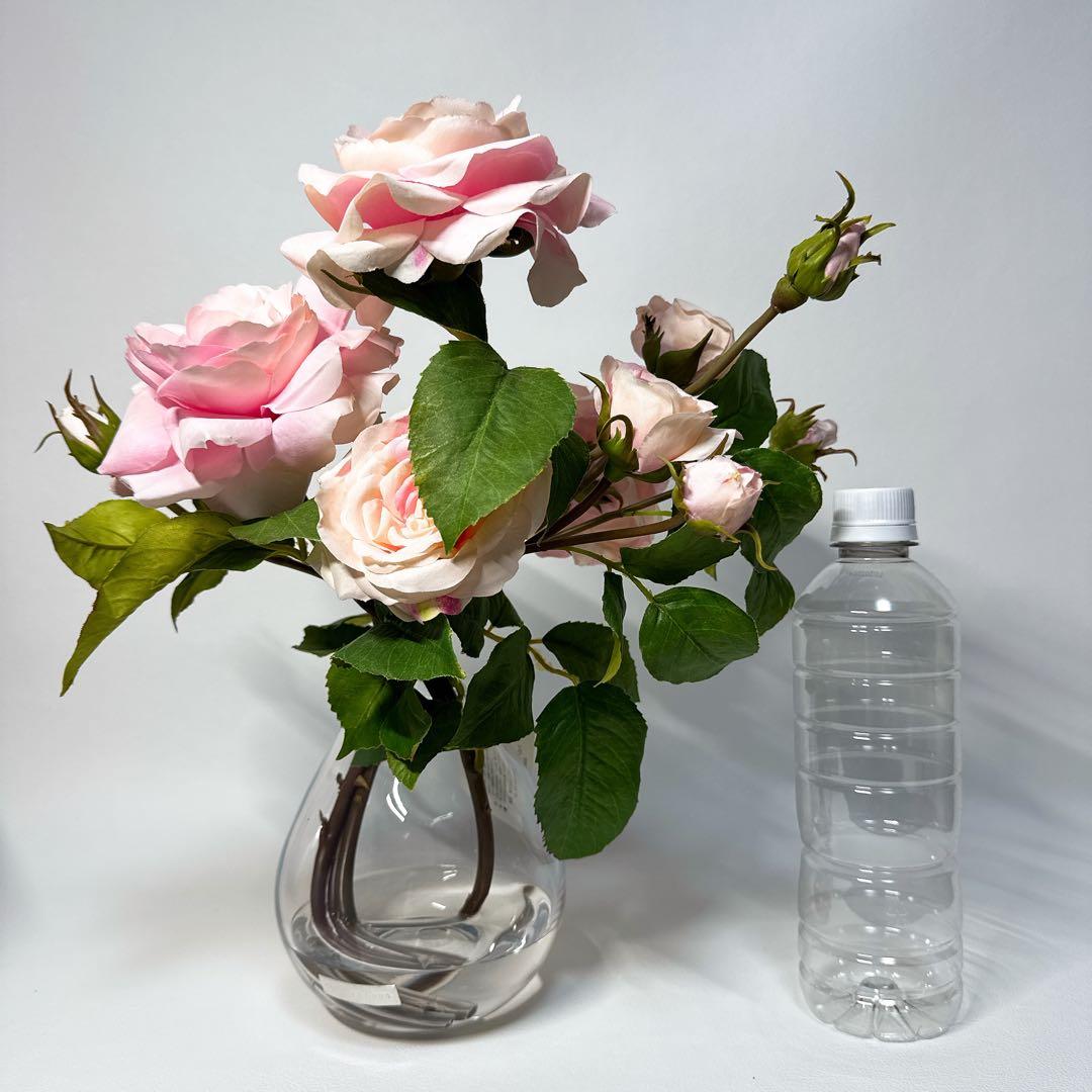 【美品 タグ付き】エミリオロバ アートフラワー プリマローズ 薔薇 36cm