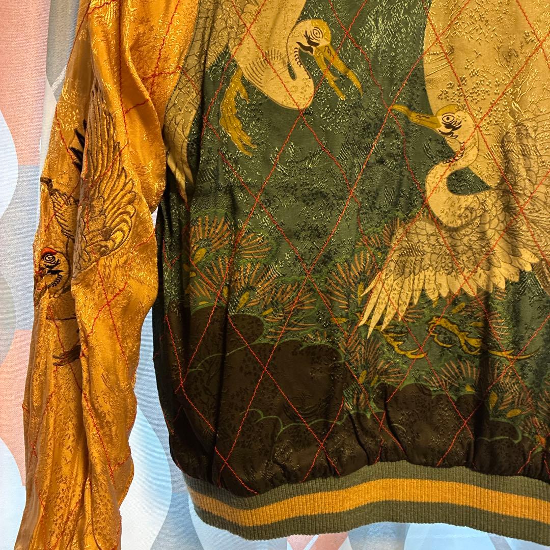 花旅楽団　スクリプトスカジャン　S