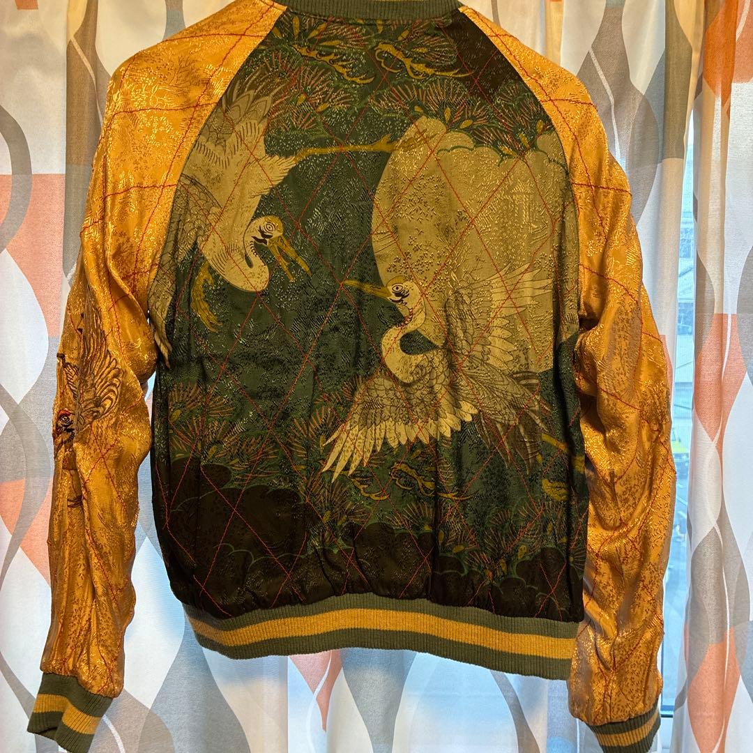 花旅楽団　スクリプトスカジャン　S