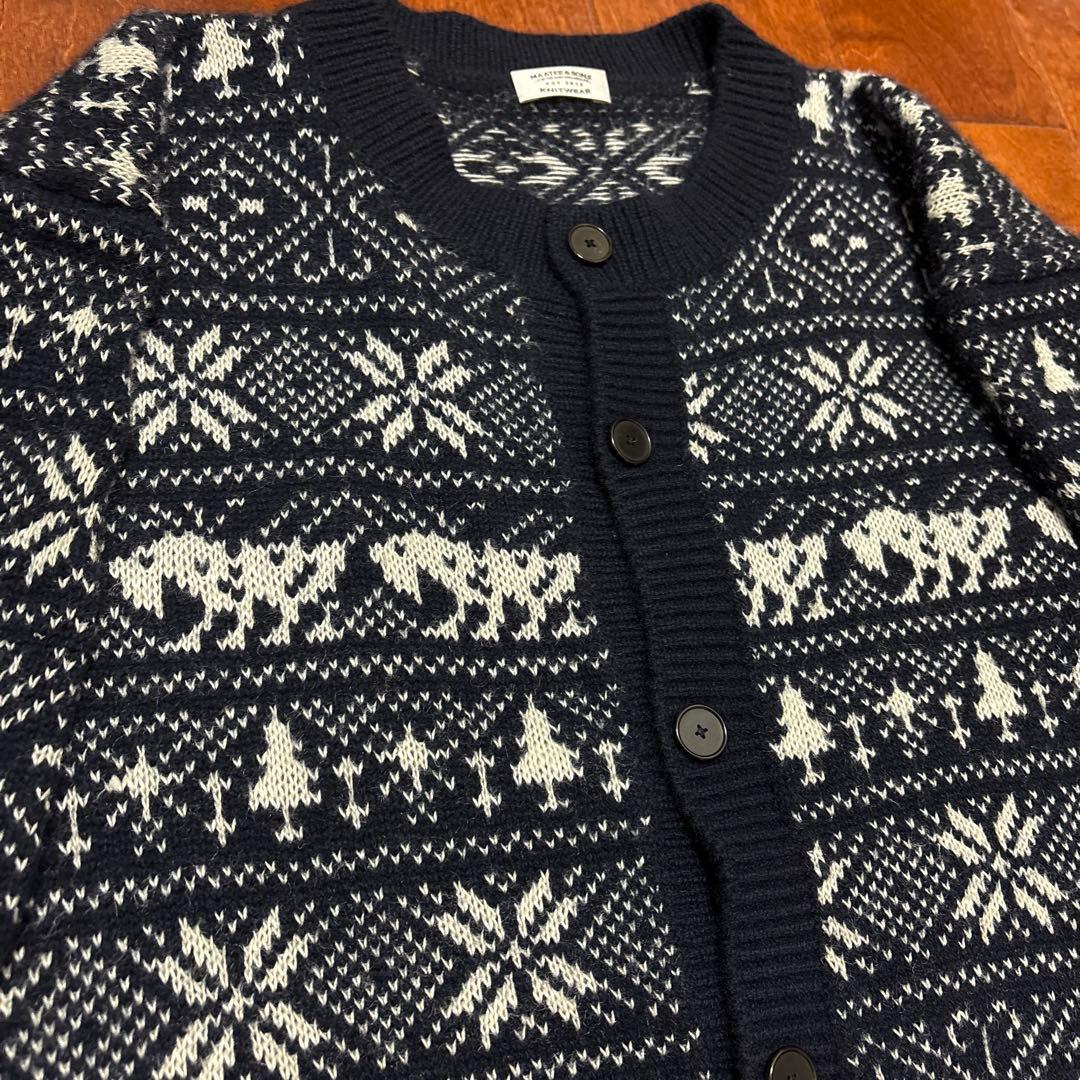 【レア】MAATEE&SONS NORDIC CARDIGAN