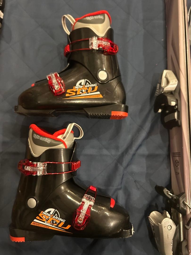 140 150 子供 スキー PURE CONSCIOUS セット ジュニア