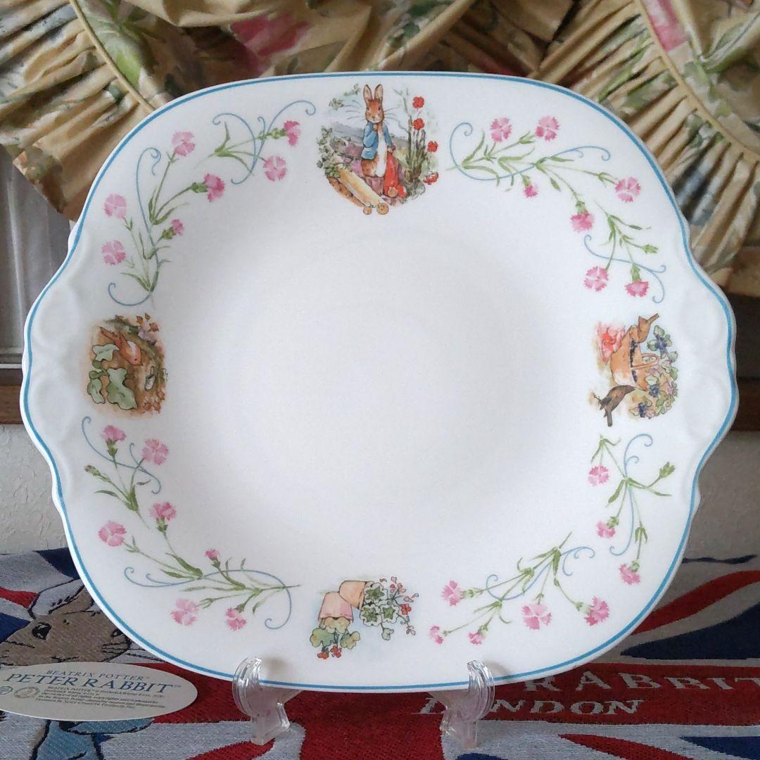 ウエッジウッドピーターラビット　ブルーラインBBプレート