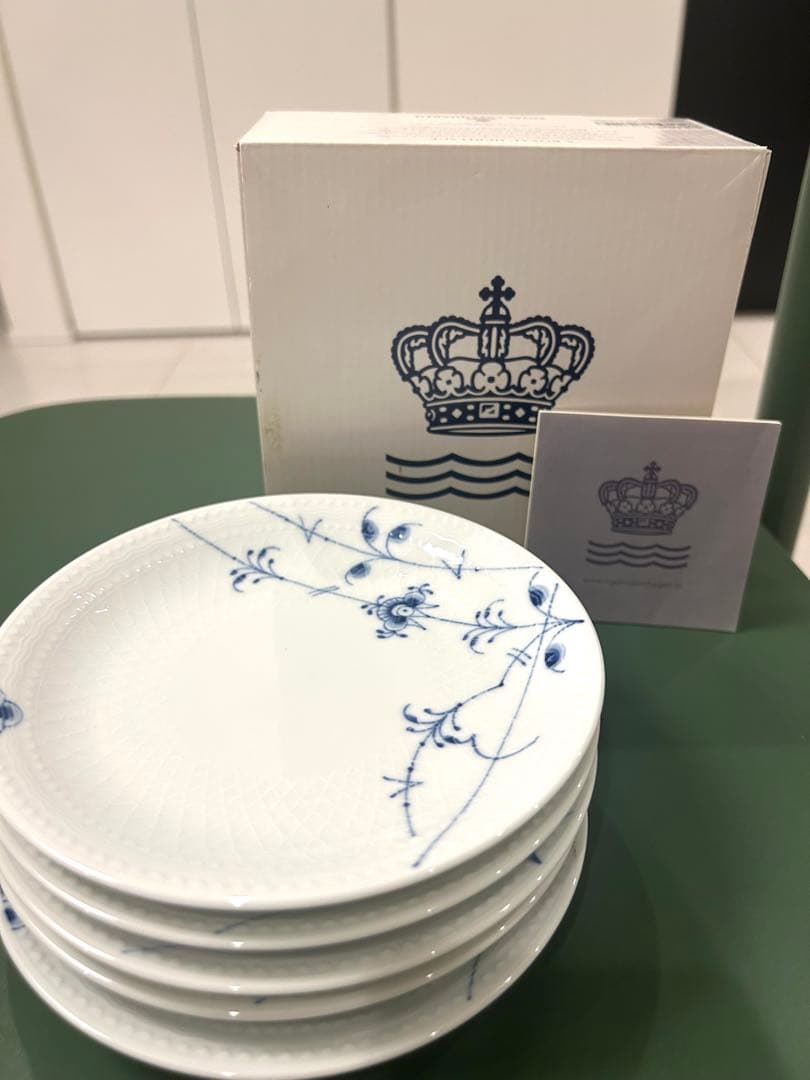   ブルーパルメッテ　15cm 平皿5枚セット