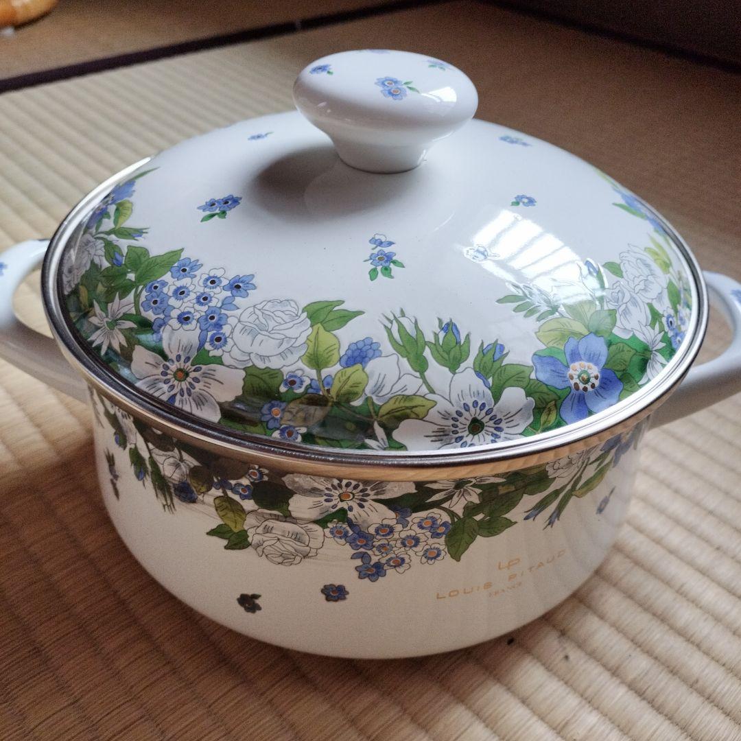 【新品】Louis Pitaud France　琺瑯　両手鍋　EJIRY