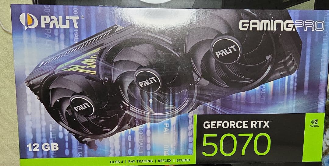 グラフィックボード・グラボ・ビデオカード Palit GeForce RTX5070 GamingPro