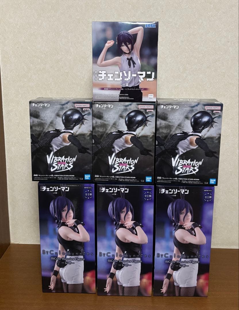 7個セット チェンソーマン レゼ ボム プライズフィギュア まとめ売り